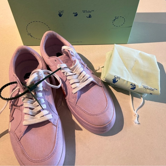 OFF-WHITE Women Vulc Low Canvas Lilac Size: EU 42 (US 11.5-12) - Picture 6 of 8